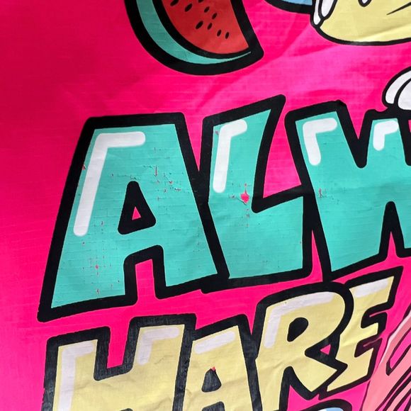 Members Only windbreaker looney tunes Women's XL pink pullover jacket Bugs Bunny - Picture 7 of 12